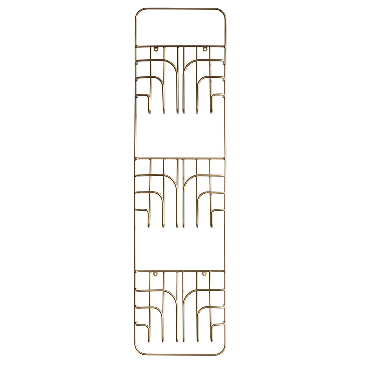 Maze Now Zeitschriftenregal Messing