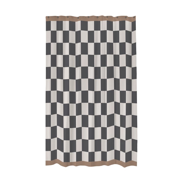 Retro Duschvorhang 150x200 cm - Dark grey - Mette Ditmer