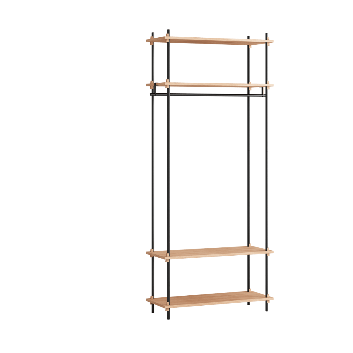 MOEBE Moebe shelving system s.200.1.F Eiche-schwarz