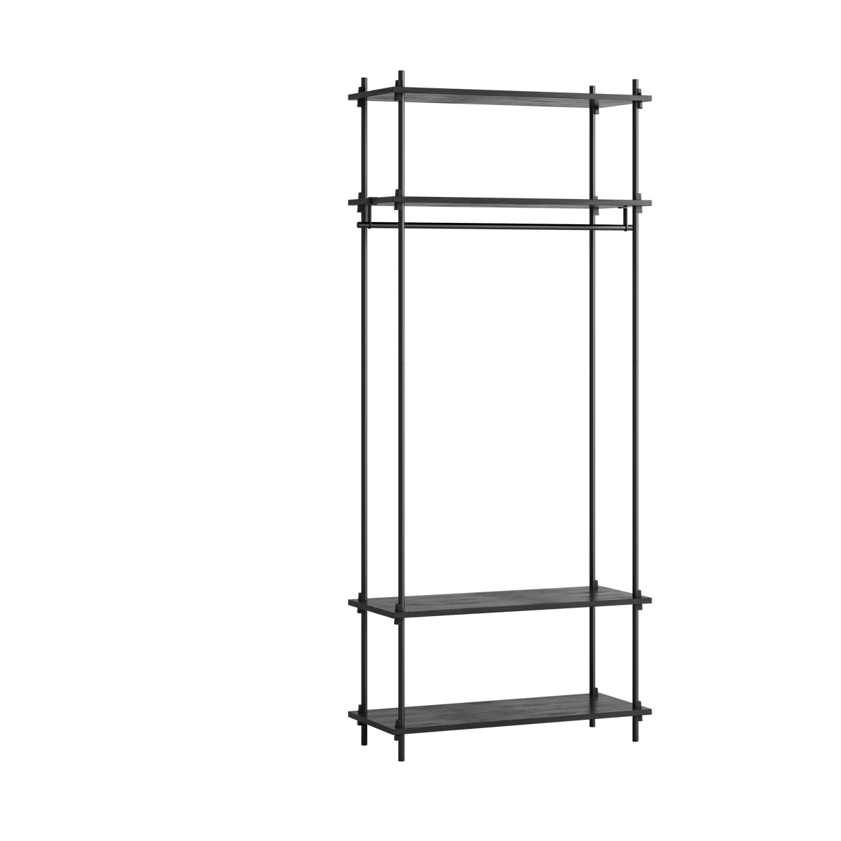 MOEBE Moebe shelving system s.200.1.F Schwarz