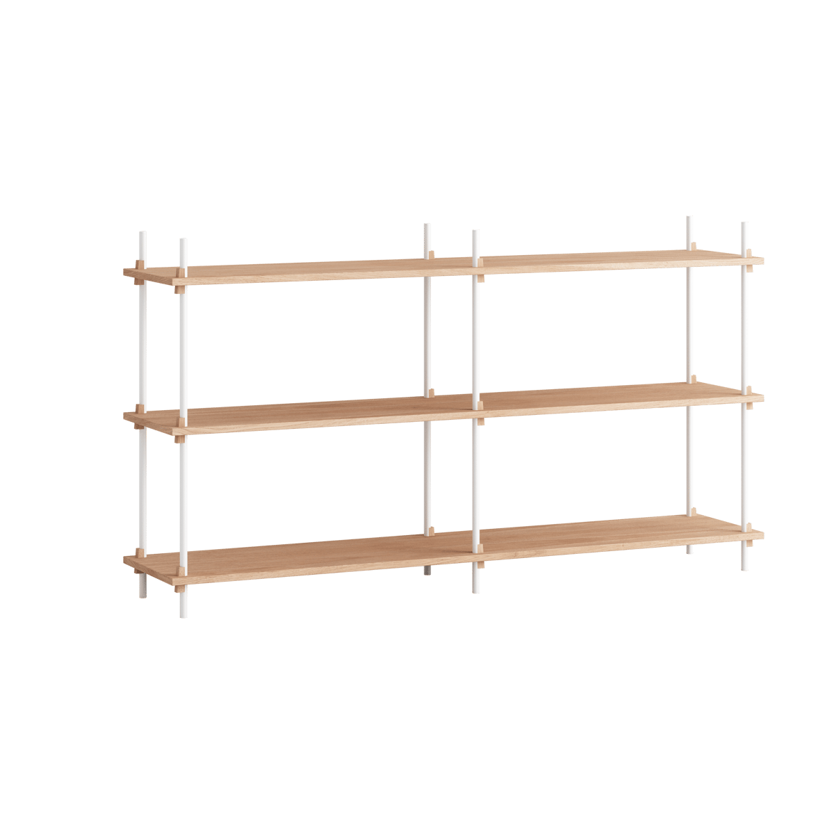 MOEBE Moebe shelving system s.85.2.B Eiche-weiß