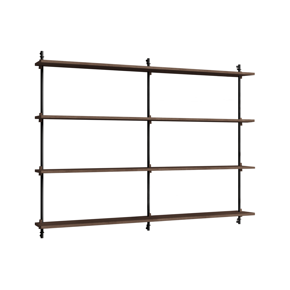 MOEBE Moebe wall shelving ws.115.2.B Räuchereiche-schwarz