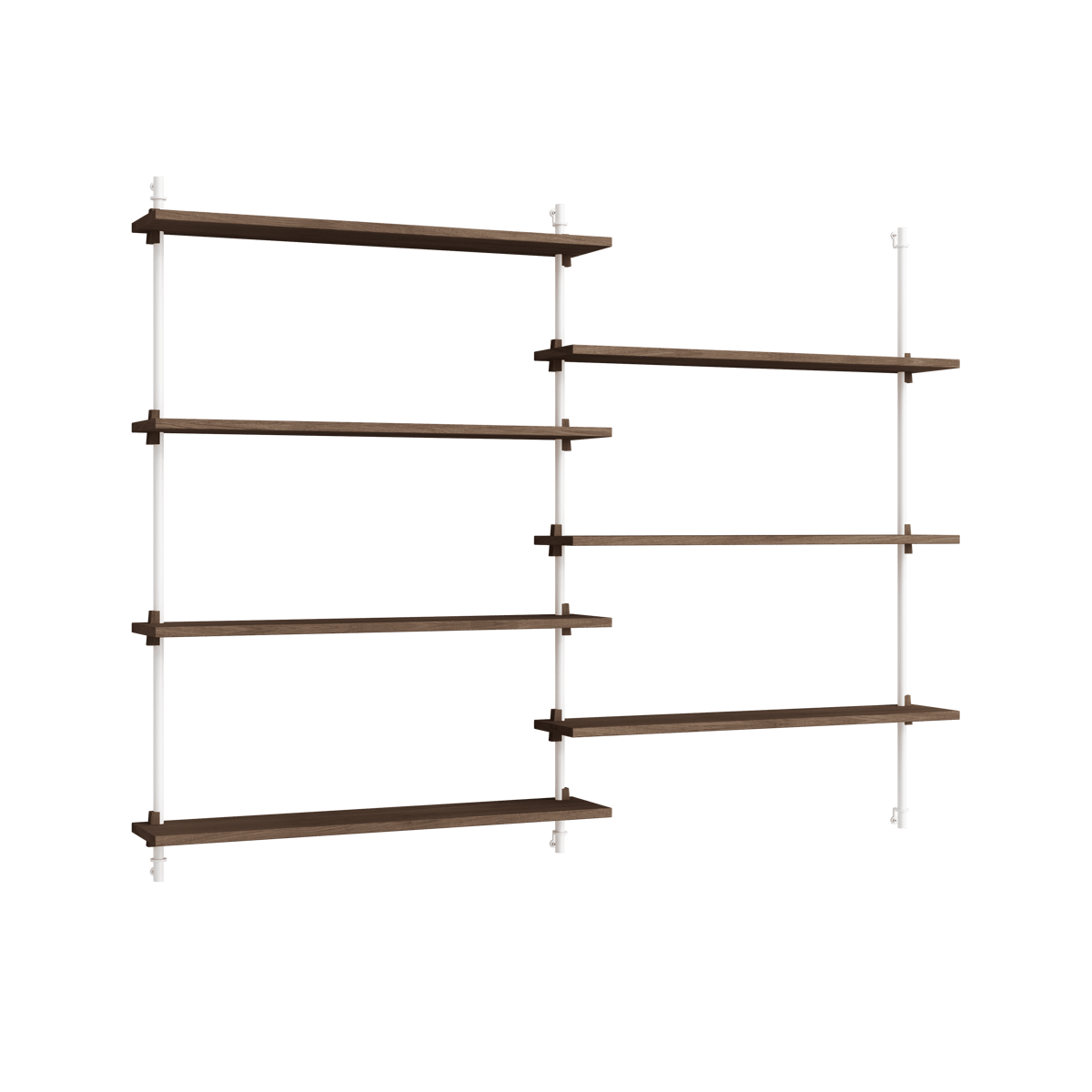 MOEBE Moebe wall shelving ws.115.2.B Räuchereiche-weiß