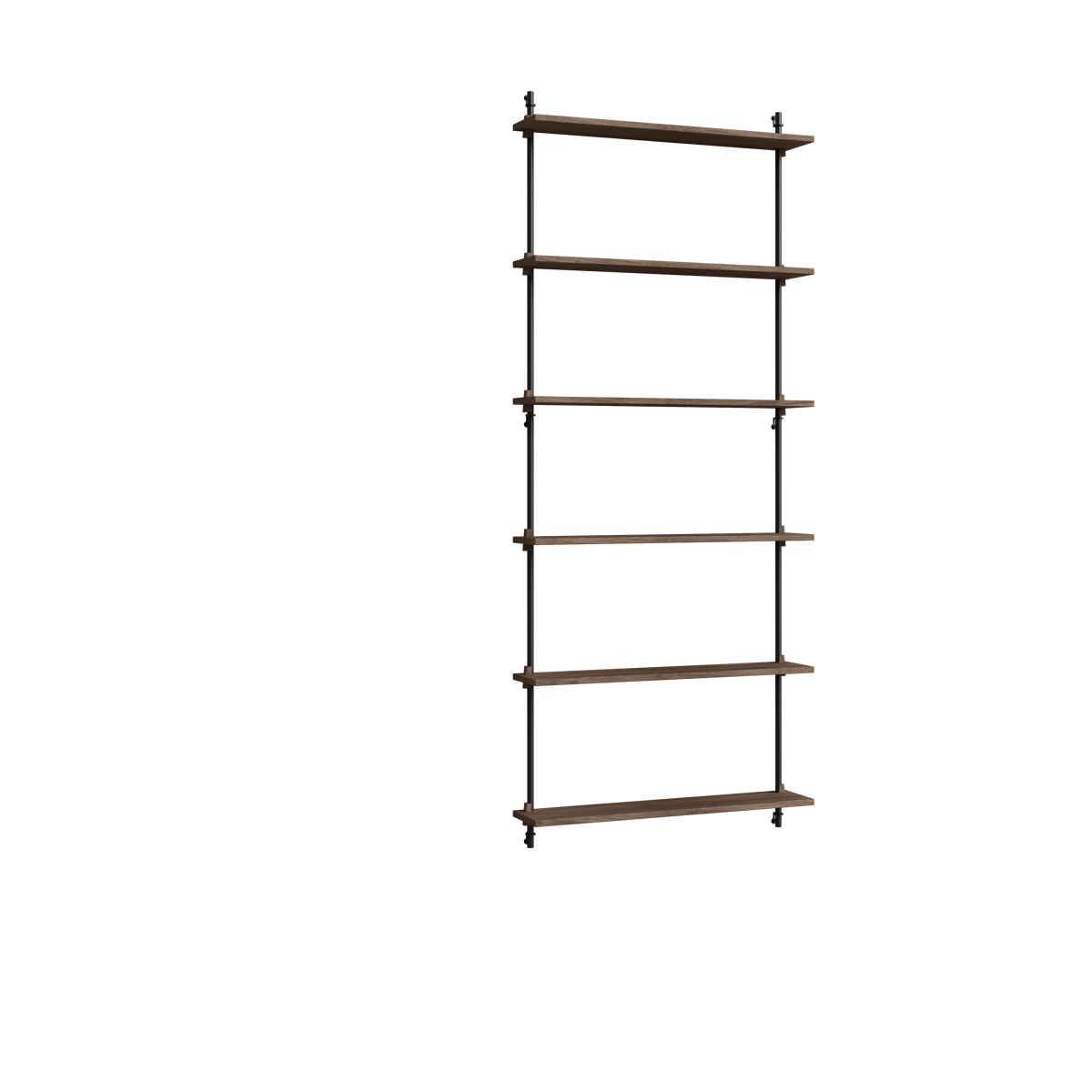 MOEBE Moebe wall shelving ws.200.1 Räuchereiche-schwarz