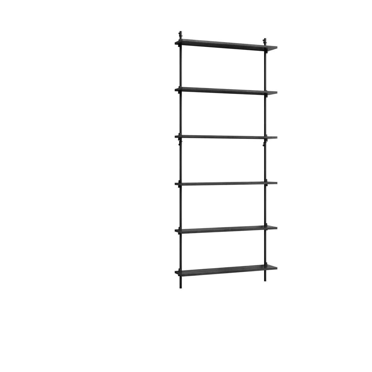 MOEBE Moebe wall shelving ws.200.1 Schwarz