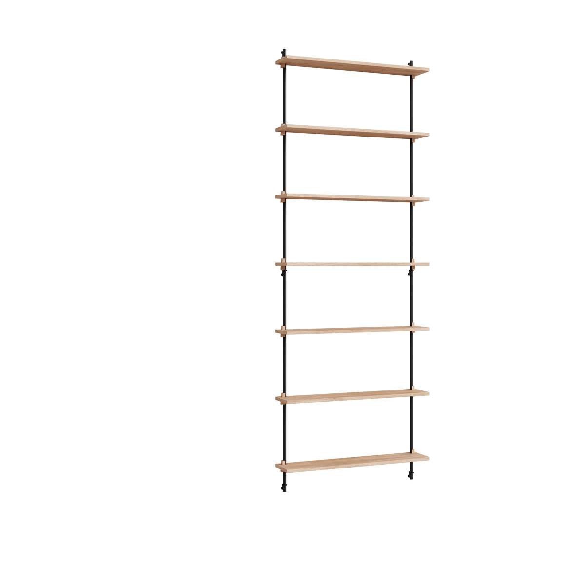 MOEBE Moebe wall shelving ws.230.1 Eiche-schwarz