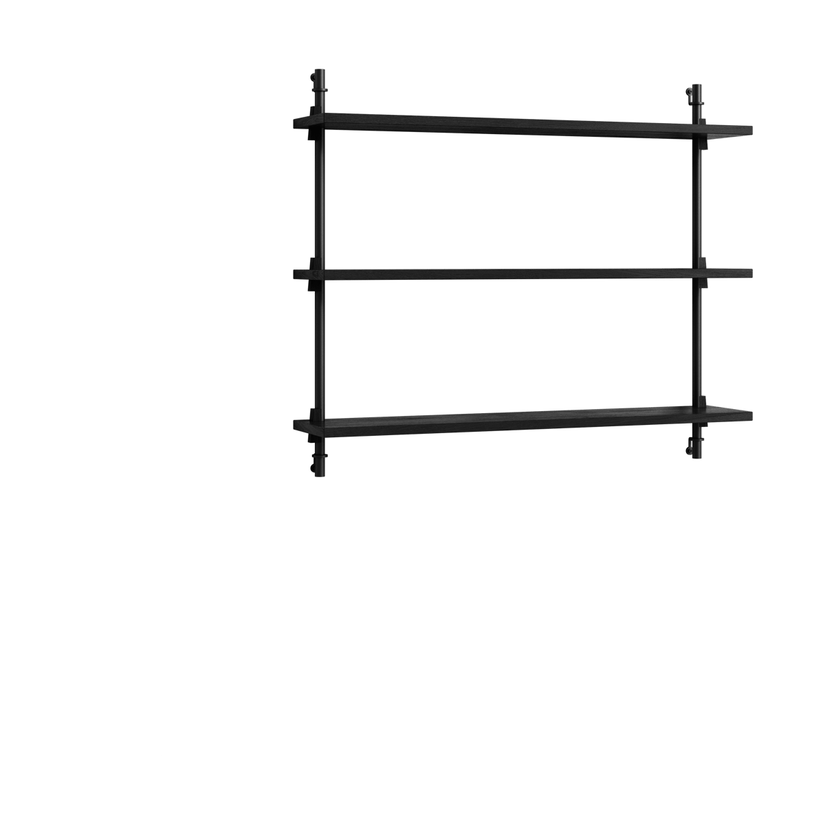 MOEBE Moebe wall shelving ws.65.1 Schwarz