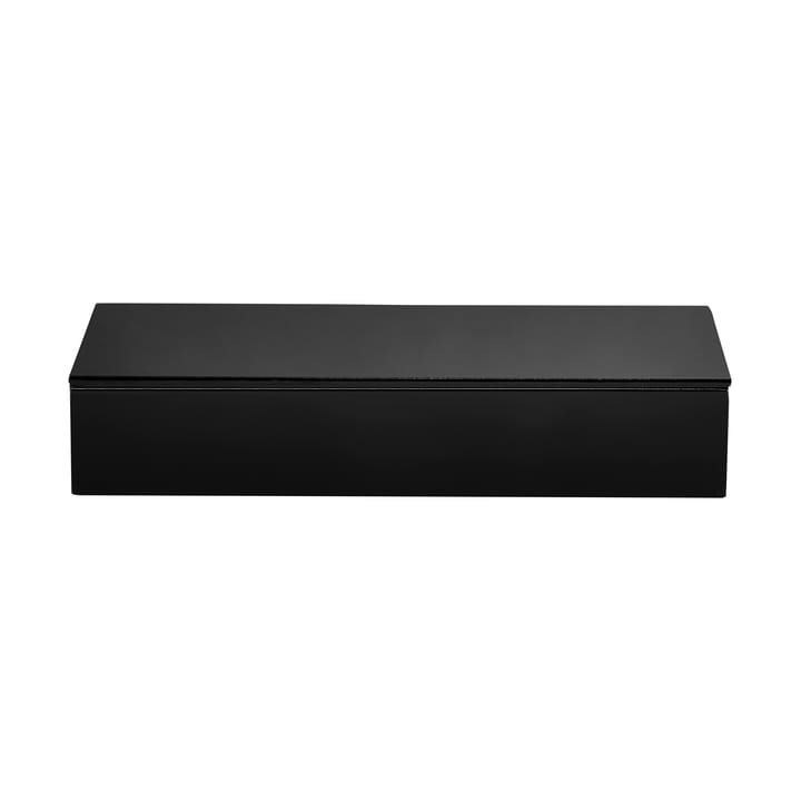 Lux lackierte Aufbewahrungsbox 38x19x7 cm - Black - Mojoo