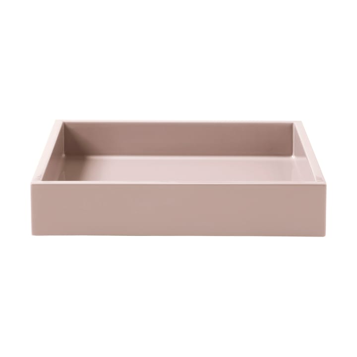 Lux lackiertes Dekotablett 19x19x3,5 cm - Powder rose - Mojoo