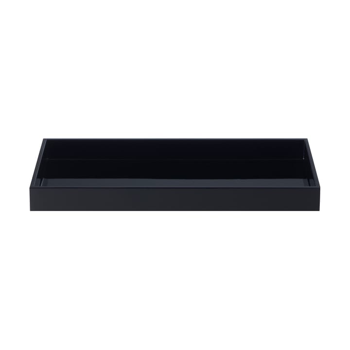 Lux lackiertes Dekotablett 38x19x3,5 cm - Black - Mojoo