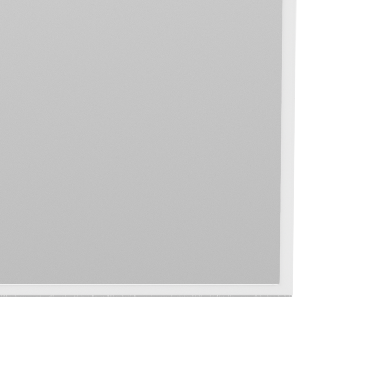 Colour Frame Spiegel 46,8x46,8 cm - Snow - Montana