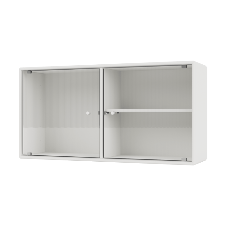 Ripple I Vitrinenschrank 69,6x35,4x20 cm - White - Montana