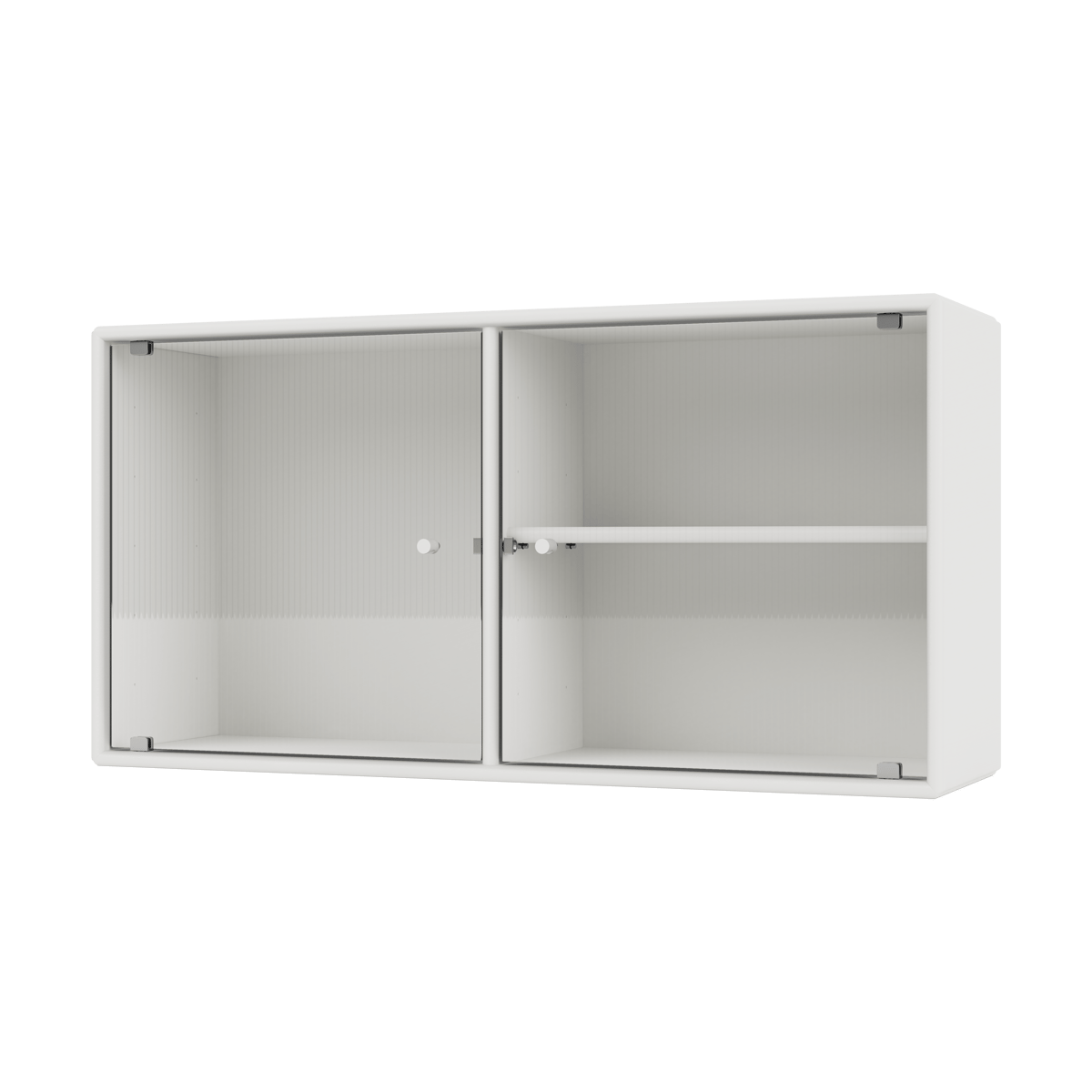 Montana Ripple I Vitrinenschrank 69,6x35,4x20 cm White