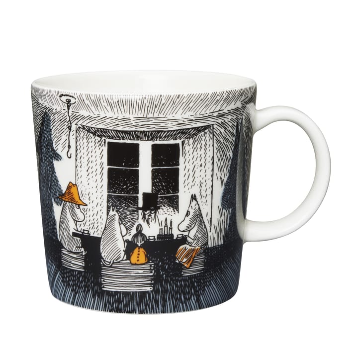 Die Treue zum Ursprung Mumin Tasse Winter 2017 - Schwarz - Moomin Arabia