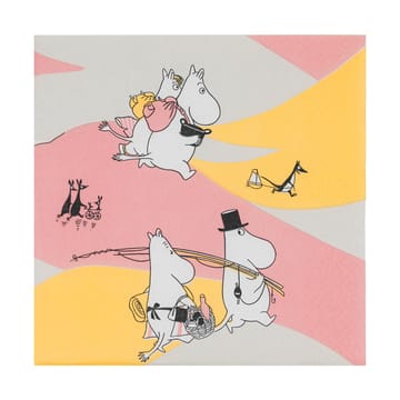 Family time Papierserviette 33x33 cm 20er-Pack - Multi - Moomin Arabia