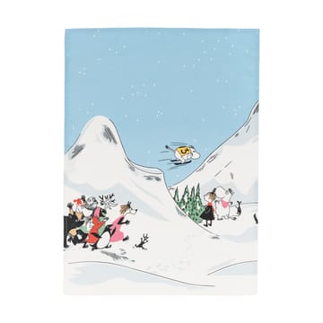 Mumin Geschirrtuch Skispringen  - 50x70 cm - Moomin Arabia