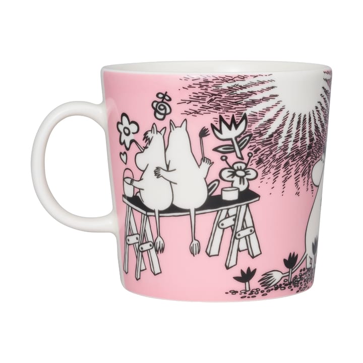 Mumin Liebe Tasse 40cl, Rosa Moomin Arabia