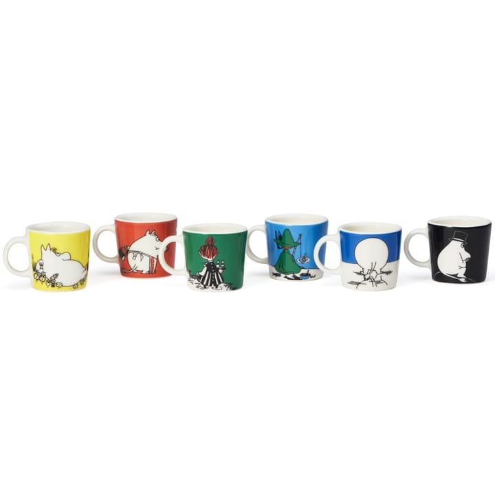 Mumin mini-Tasse classic 1 6er Pack , Multi Moomin Arabia