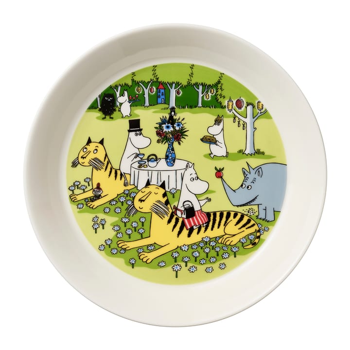 Mumin Teller 2023 Garden party, Ø19cm Moomin Arabia