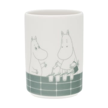 Mumin Zahnbürstenhalter - Badezeit grün-weiß - Moomin Arabia