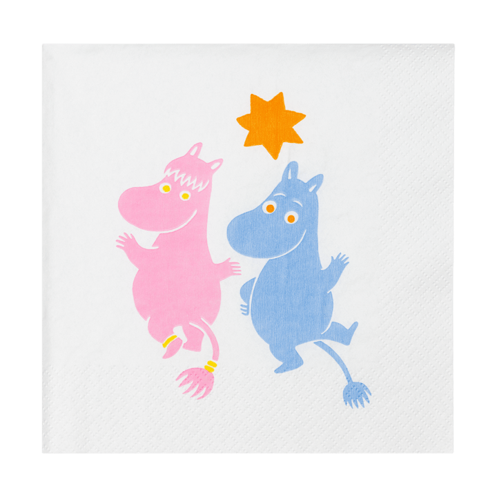 Party Mumin Papierservietten 33x33 cm 20-Pack, Multi Moomin Arabia