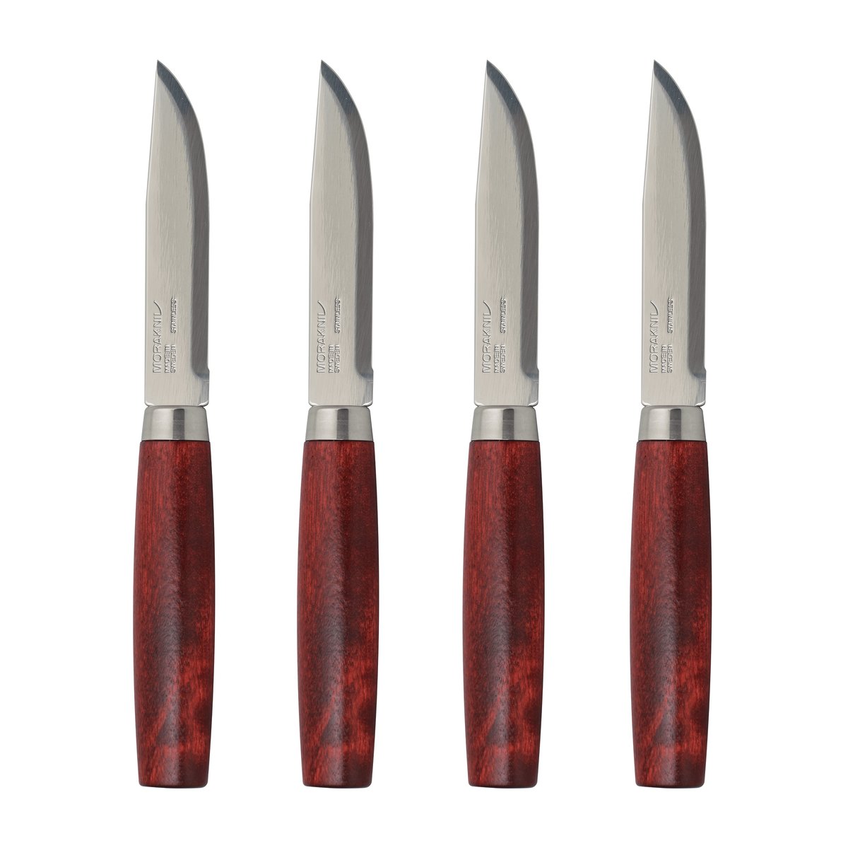 Morakniv Mora Messer Classic Steak Knife 4er Pack Rot