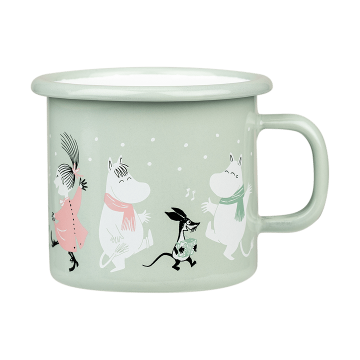 Moomin Emaille Tasse 25 cl, Festive spirits Muurla