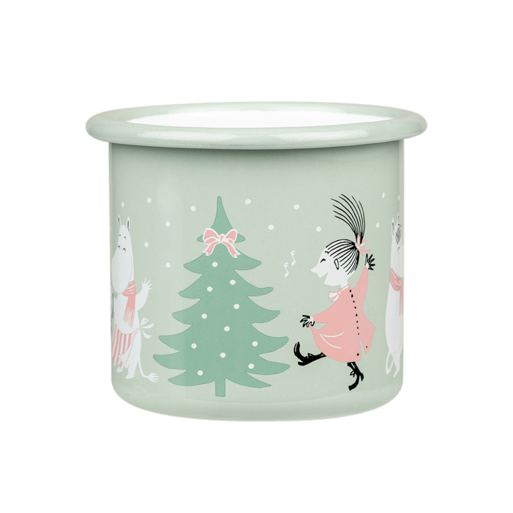 Moomin Emaille Tasse 25 cl, Festive spirits Muurla