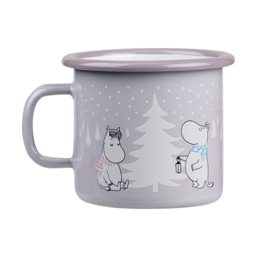 Moomin Emaille Tasse 25 cl - Snowfall - Muurla