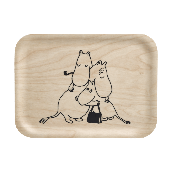 Mumin 80 Tablett 20x27 cm - Birke - Muurla