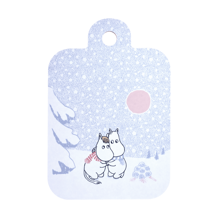 Mumin Schneidebrett 21x31 cm - Let it snow - Muurla