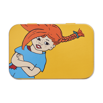 Pippi Metalldose 10x6,5x3 cm - The Strongest Girl - Muurla