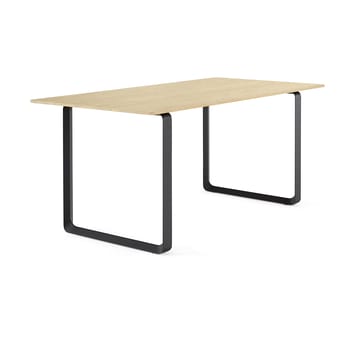 70/70 Esstisch 170 x 85cm - Solid Smoked oak-Black - Muuto