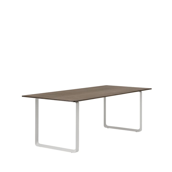 70/70 Esstisch 225 x 90cm, Solid Smoked oak-Grey Muuto