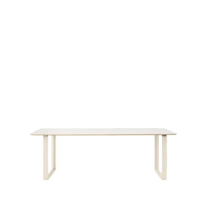 70/70 Esstisch 225 x 90cm - White laminate-Plywood-Sand - Muuto