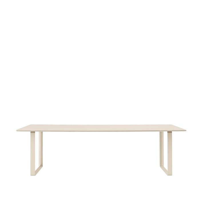 70/70 Esstisch 255 x 108cm - Sand laminate-Plywood-Sand - Muuto