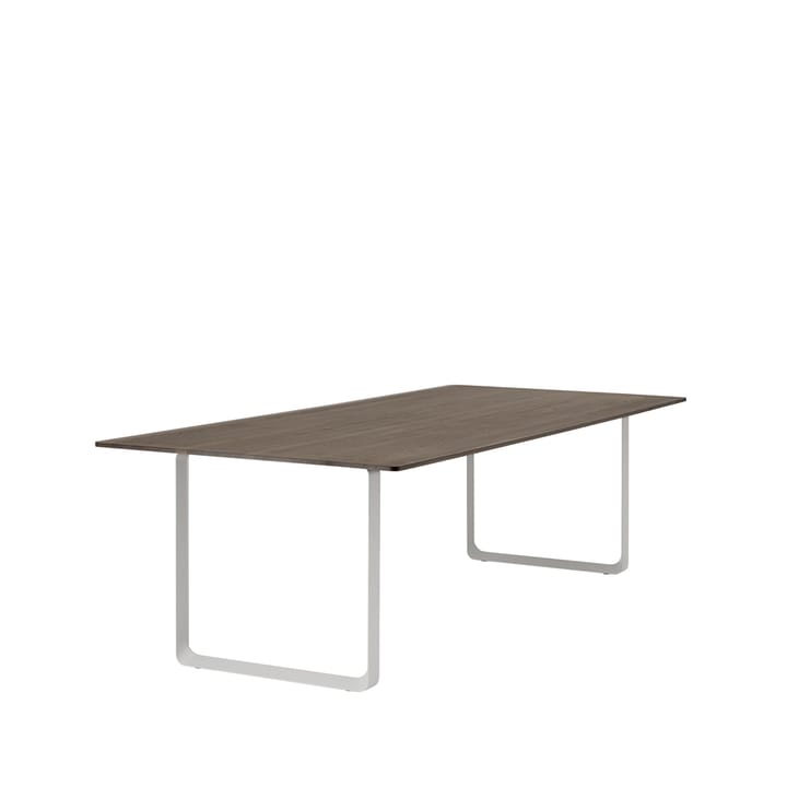 70/70 Esstisch 255 x 108cm, Solid Smoked oak-Grey Muuto