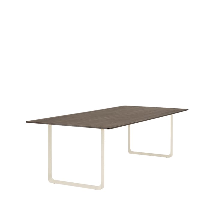 70/70 Esstisch 255 x 108cm, Solid Smoked oak-Sand Muuto