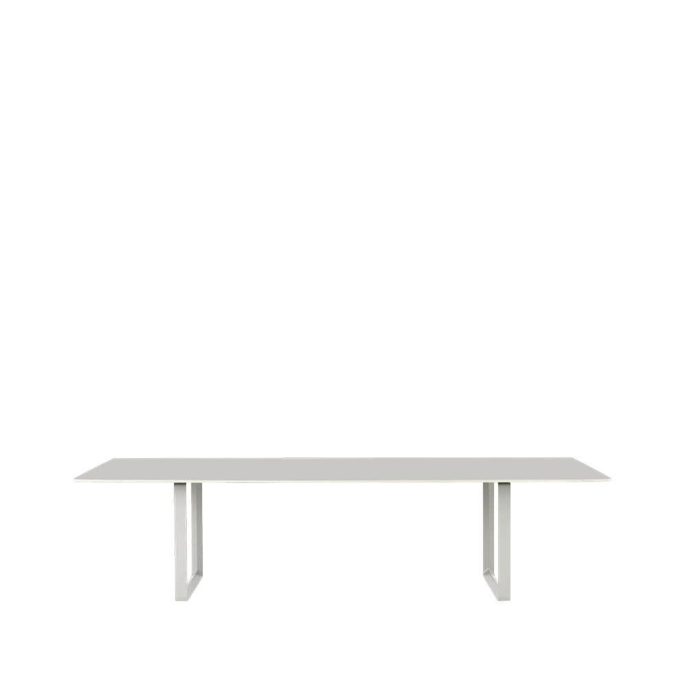 Muuto 70/70 Esstisch 295 x 108cm Grey linoleum-Plywood-Grey