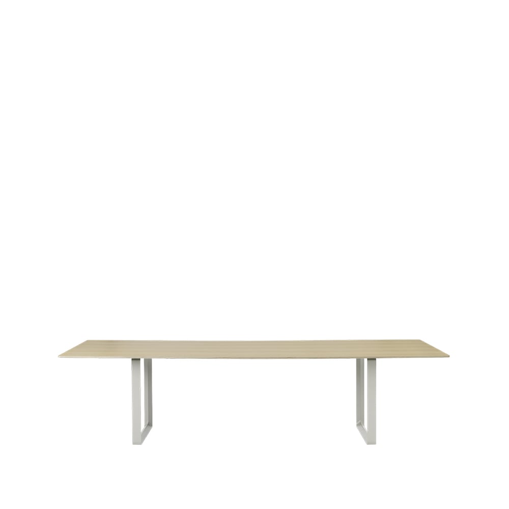 Muuto 70/70 Esstisch 295 x 108cm Oak veneer-Plywood-Grey