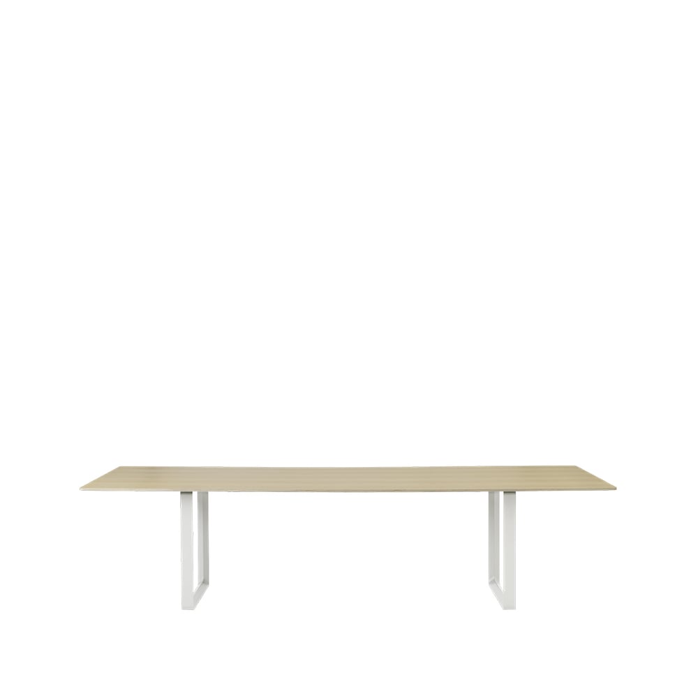 Muuto 70/70 Esstisch 295 x 108cm Oak veneer-Plywood-White