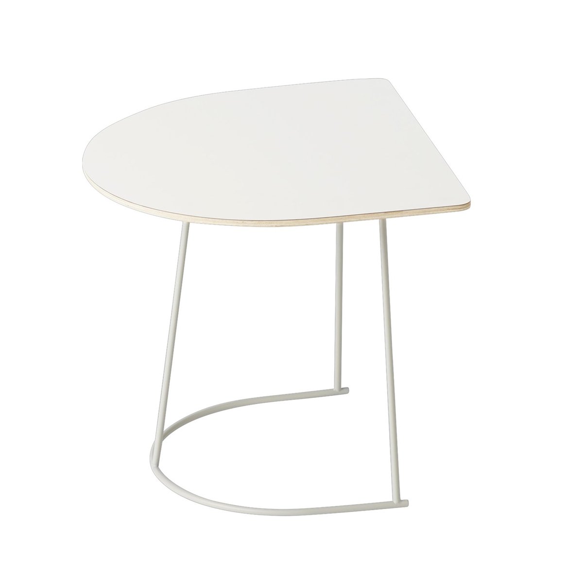 Muuto Airy Beistelltisch half size Off-white