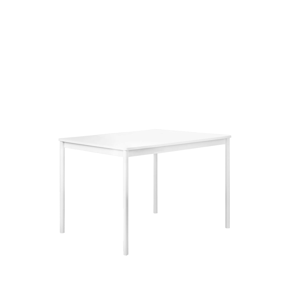 Muuto Base Esstisch White, abs kant, 140 x 80cm