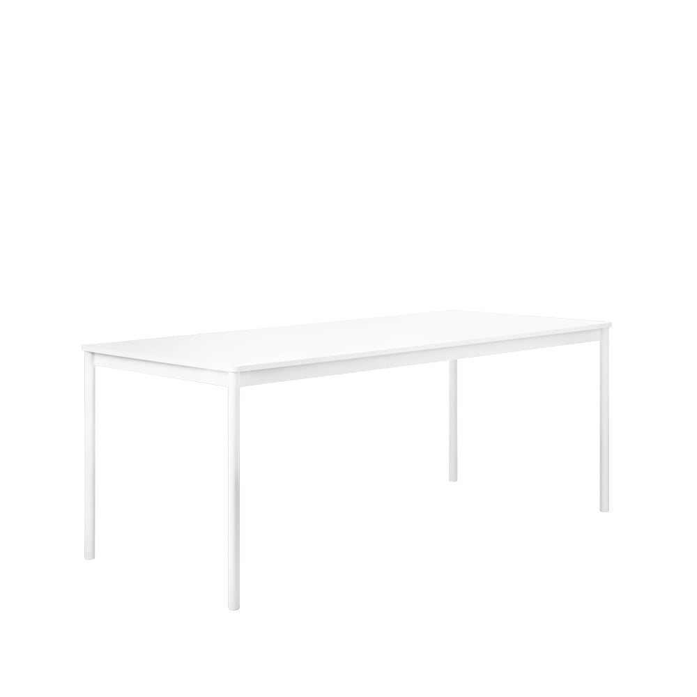 Muuto Base Esstisch White, abs kant, 190 x 85cm