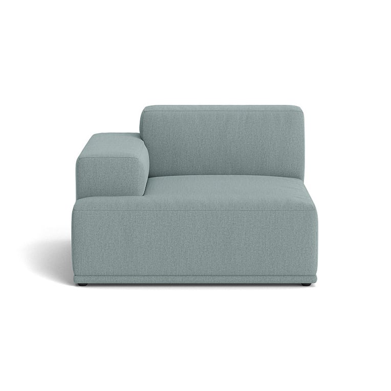 Muuto Connect soft modul Re-wool nr.718 hellblau Armlehne links (A)