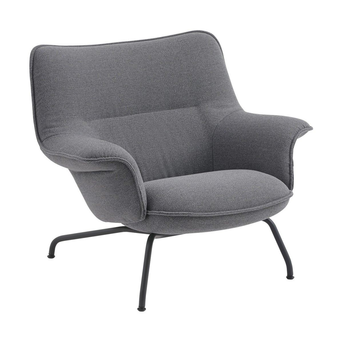 Muuto Doze Sessel niedrig Ocean 80-anthracite black