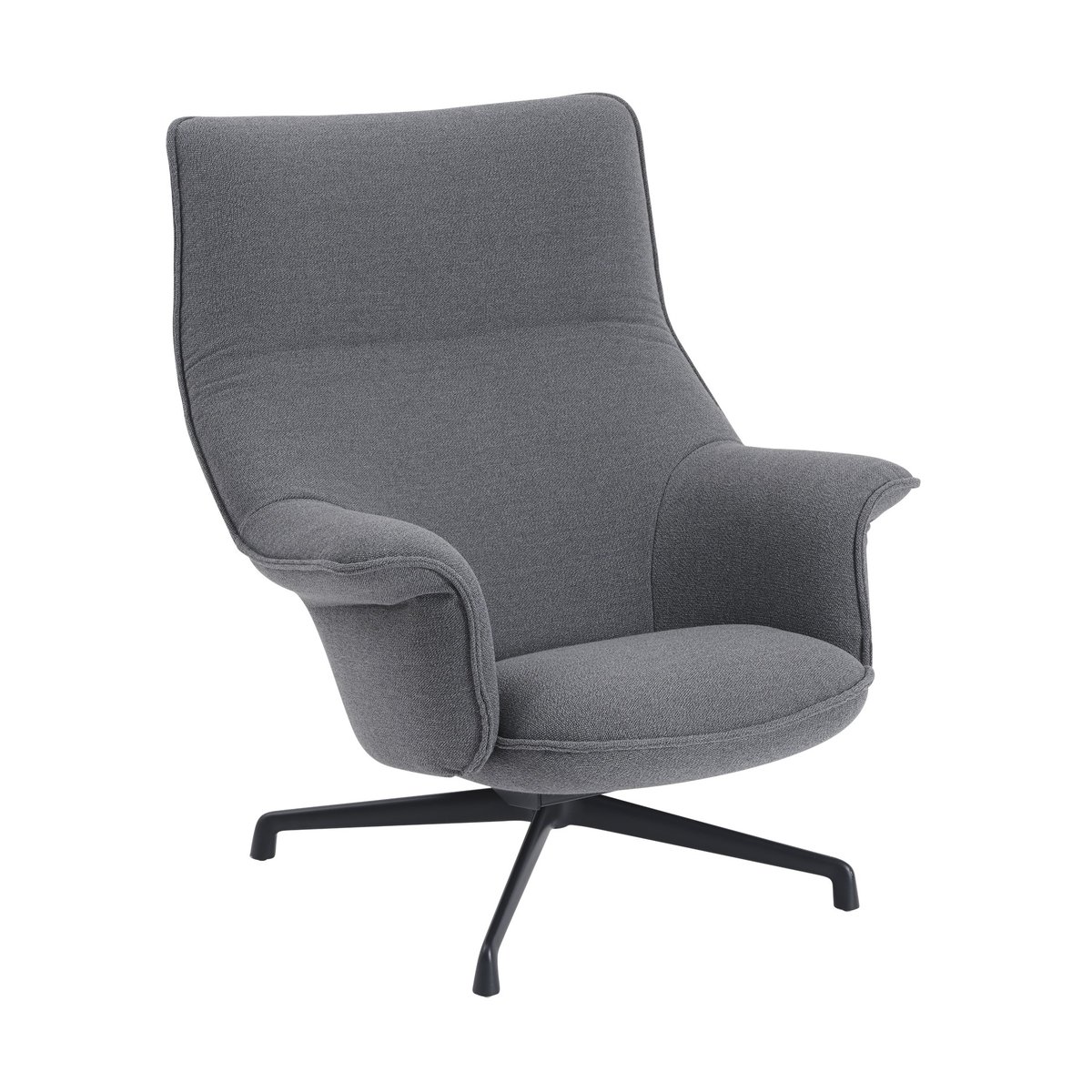 Muuto Doze Sessel swivel base Ocean 80-anthracite black