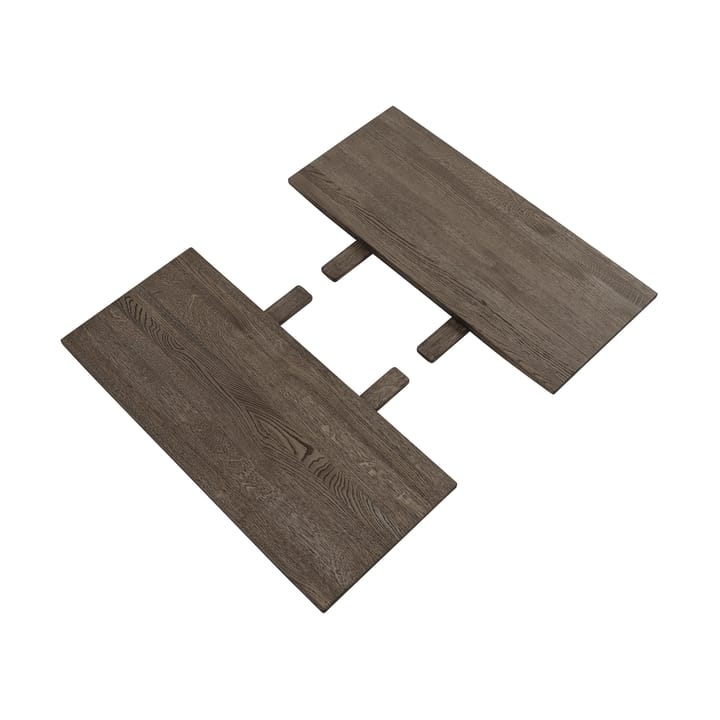 Earnest Extendable Einlegeplatten Set aus 2 - Dark oiled oak - Muuto