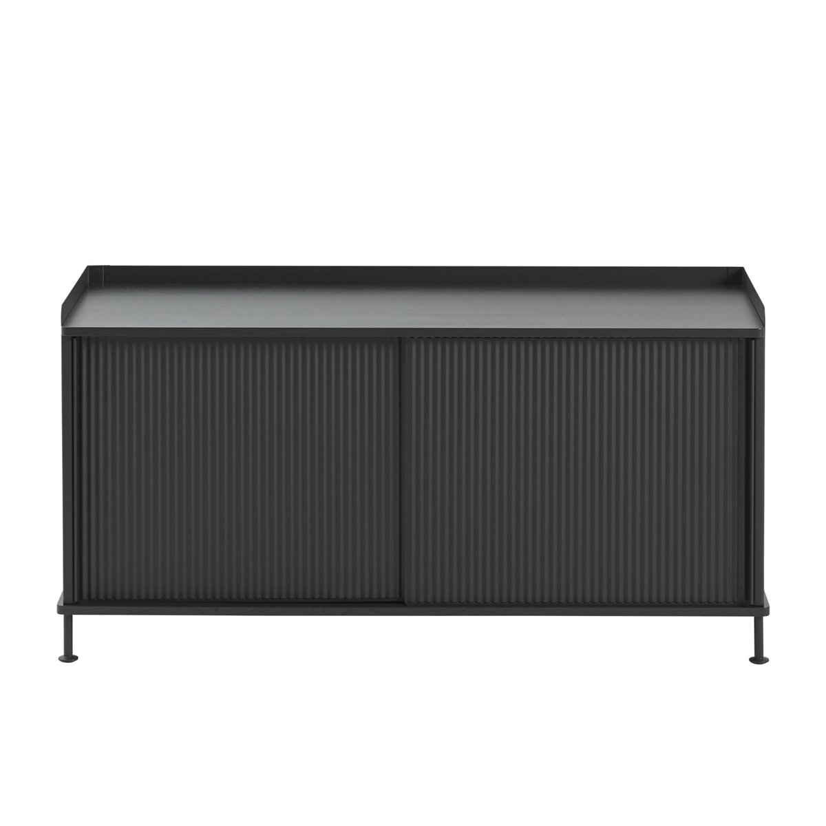 Muuto Enfold Beistelltisch niedrig 125x45x63 cm Black-Black