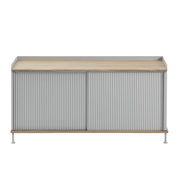 Enfold Sideboard niedrig 125x45x63 cm - Oak-Grey - Muuto